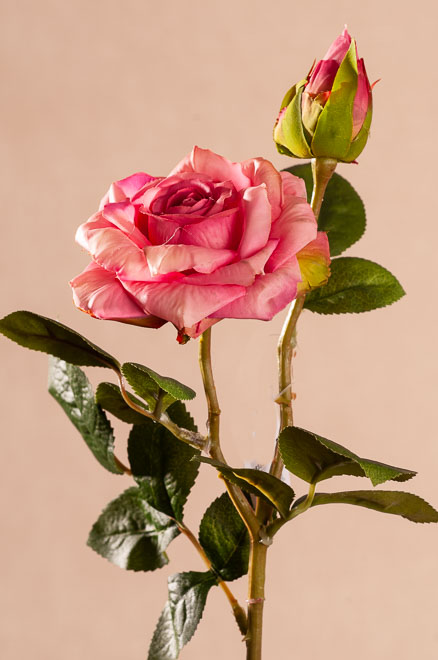 F11785 Umělá růže růžová 48 cm od Paramit